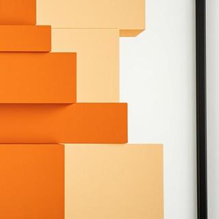 Sienna color blocks with fine grain