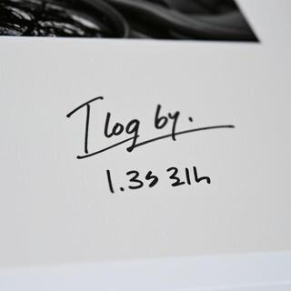 Graphite signature with edition number