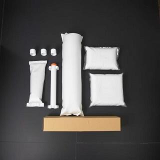 Poster tube and carton with fragile stickers