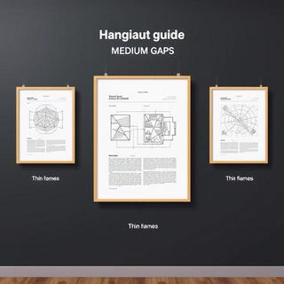 Medium gaps above a sofa