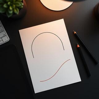 Minimal line study poster