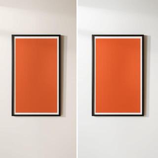 Duo-tone poster with sienna undertone