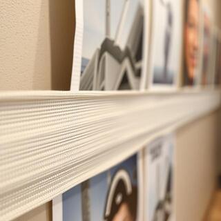 Poster rail — canvas-like fiber stock with visible weave