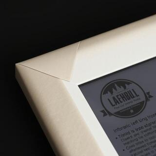 Frame with cardboard corner guards