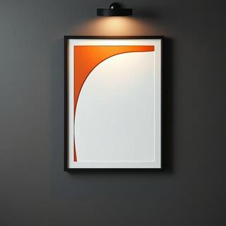 Anchor poster with sienna arc over kraft tone